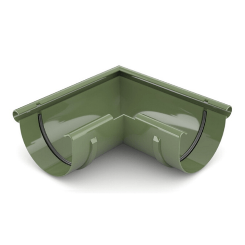 BRYZA PVC zielony - Narożnik 125mm / ZEWNĘTRZNY (kąt 90°)