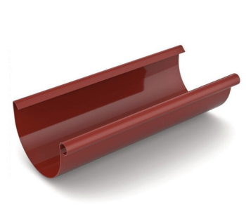 BRYZA PVC czerwony - Rynna 100mm / 3m