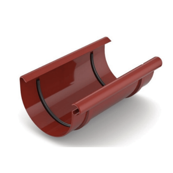 BRYZA PVC czerwony - Złączka rynnowa 125mm