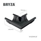 BRYZA PVC - Narożnik 125mm / ZEWNĘTRZNY (kąt 90°) - SCHEMAT