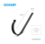 OCEAN PVC - Uchwyt rynnowy 75mm metalowy / PROSTY - SCHEMAT