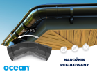 OCEAN PVC - Narożnik ZEWNĘTRZNY regulowany (kąt 120°-145°) - WIZUALIZACJA