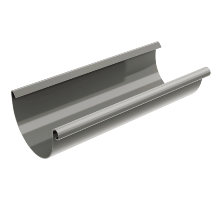 OCEAN PVC szary - Rynna 100mm / 4m