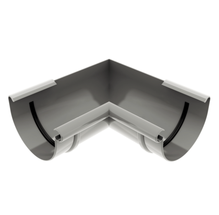 OCEAN PVC szary - Narożnik 100mm / WEWNĘTRZNY (kąt 90°)