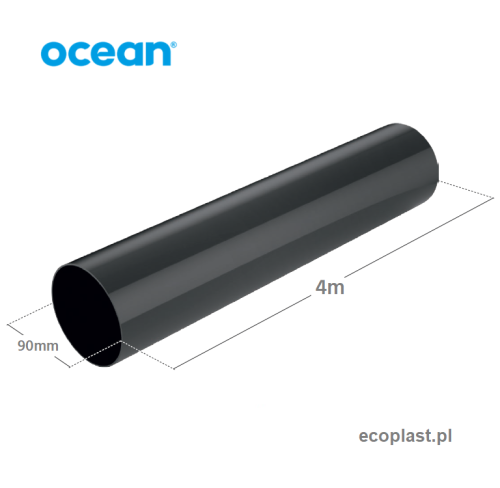 ocean-pvc-szary-rura-spustowa-90mm-4m-schemat