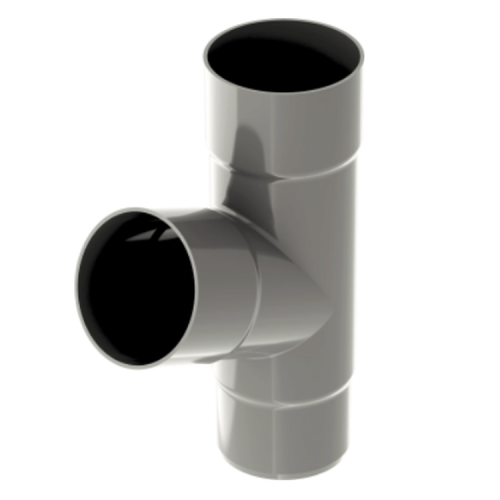 OCEAN PVC szary - Trójnik 90/90/90mm (kąt 67,5°)