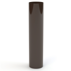 GAMRAT PVC brązowy ciemny - Rura spustowa 63mm / 4m