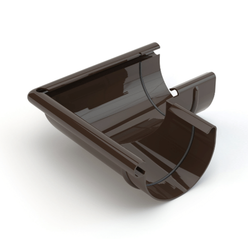 GAMRAT PVC brązowy ciemny - Narożnik 125mm / ZEWNĘTRZNY (kąt 90°)