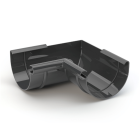 GAMRAT PVC grafitowy - Narożnik 125mm / WEWNĘTRZNY (kąt 90°)