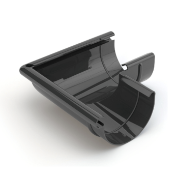 GAMRAT PVC grafitowy - Narożnik 125mm / ZEWNĘTRZNY (kąt 90°)