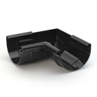 GAMRAT PVC czarny - Narożnik 75mm / WEWNĘTRZNY (kąt 90°)