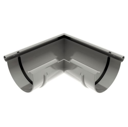 OCEAN PVC szary - Narożnik 125mm / ZEWNĘTRZNY (kąt 90°)