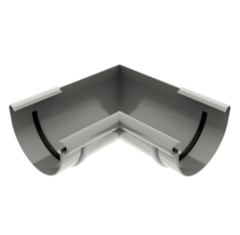 OCEAN PVC szary - Narożnik 125mm / WEWNĘTRZNY (kąt 90°)