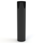 GAMRAT PVC czarny - Rura spustowa 90mm / 1m