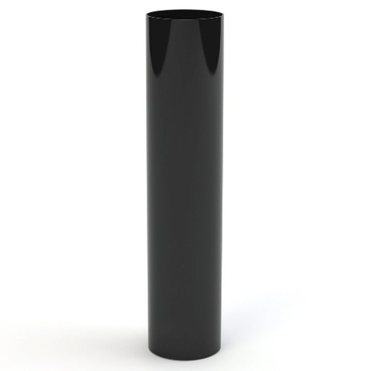 GAMRAT PVC czarny - Rura spustowa 90mm / 4m