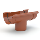 GAMRAT PVC ceglasty - Lej spustowy 100/90mm