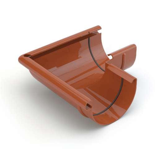 GAMRAT PVC ceglasty - Narożnik 125mm / ZEWNĘTRZNY (kąt 90°)