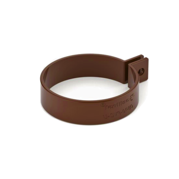 BRYZA PVC brązowy - Obejma rury 110mm PVC