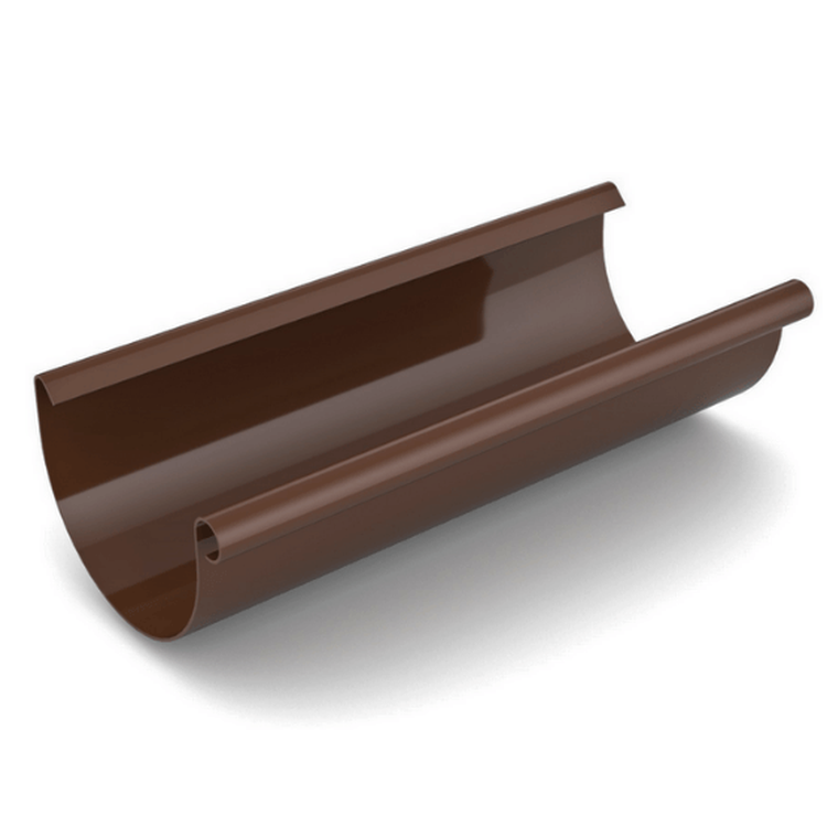 bryza-pvc-brazowy-rynna-150mm-3m