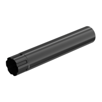 BRYZA STAL czarny - Rura spustowa 100mm / 1m