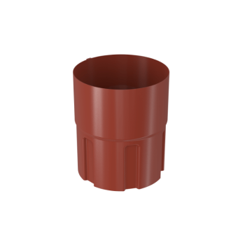 BRYZA STAL ceglasty - Złączka rury 100mm (mufa)