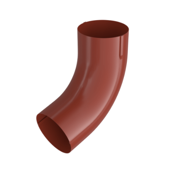 BRYZA STAL ceglasty - Kolano / wylewka 100mm (kąt 72°)