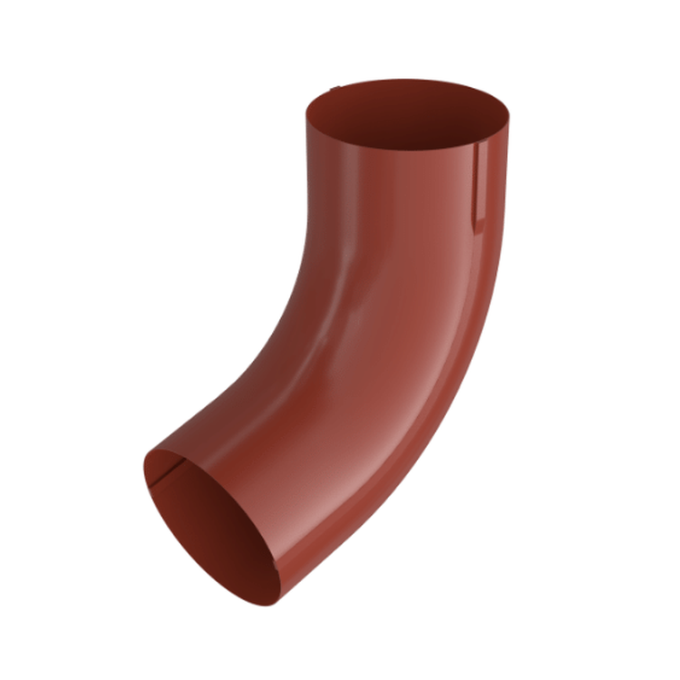 BRYZA STAL ceglasty - Kolano / wylewka 100mm (kąt 72°)