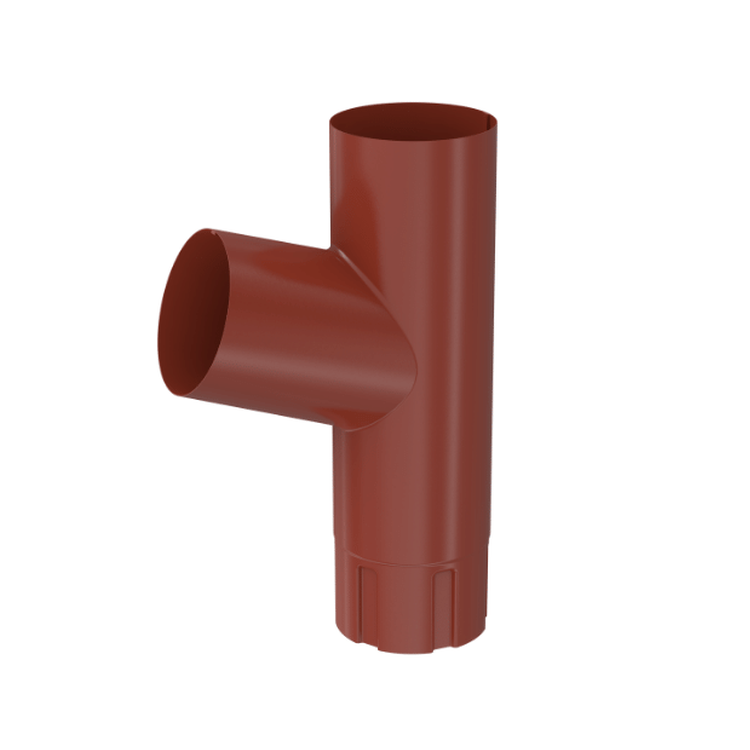 BRYZA STAL ceglasty - Trójnik 100/100/100mm (kąt 72°)