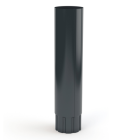 GAMRAT / STALGAM grafitowy ciemny - Rura spustowa 87mm / 1m