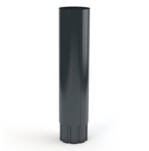 GAMRAT / STALGAM grafitowy ciemny - Rura spustowa 87mm / 4m