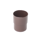 IZABELLA PVC brązowy - Złączka rury 75mm (mufa)