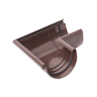 IZABELLA PVC brązowy - Narożnik 125mm / ZEWNĘTRZNY (kąt 90°)