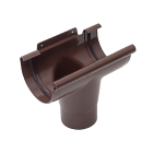 IZABELLA PVC brązowy - Lej spustowy 125/100mm