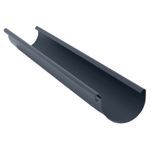 IZABELLA PVC grafitowy - Rynna 90mm / 4m
