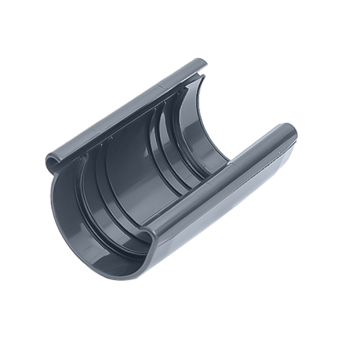 IZABELLA PVC grafitowy - Złączka rynnowa 90mm