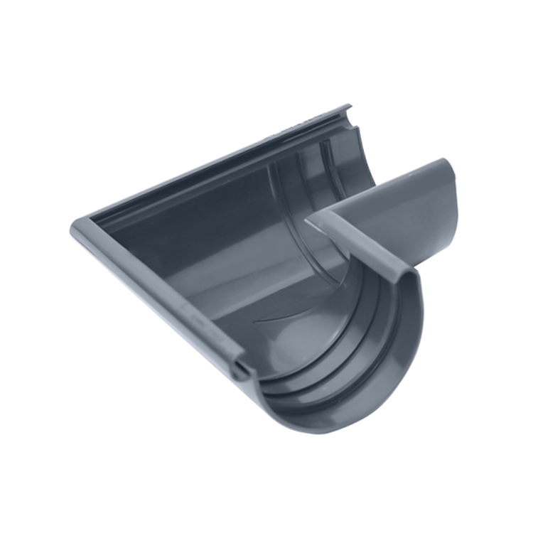 IZABELLA PVC grafitowy - Narożnik 125mm / ZEWNĘTRZNY (kąt 90°)