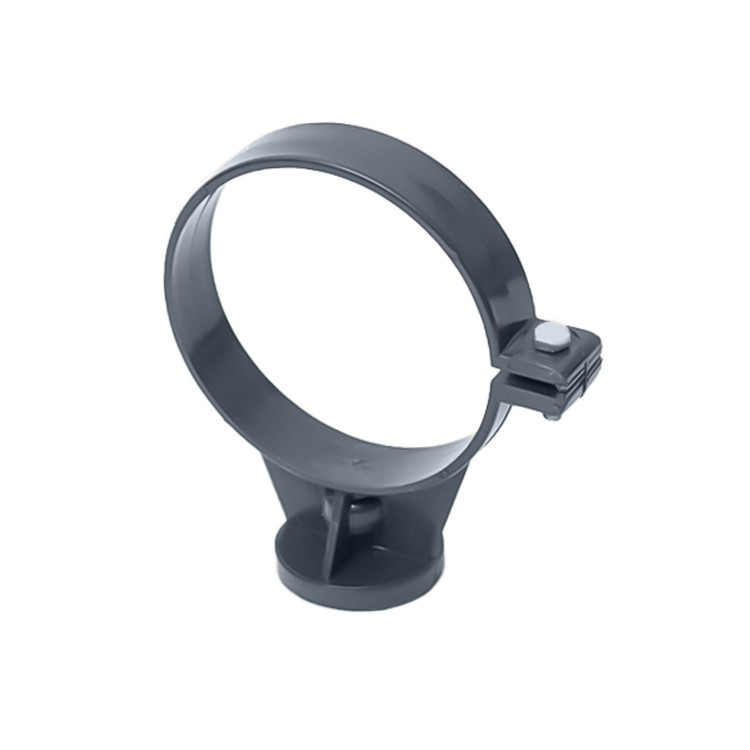 IZABELLA PVC grafitowy - Obejma rury 100mm PVC