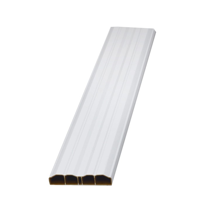 Sztacheta PVC 80x15mm / biała - próbka