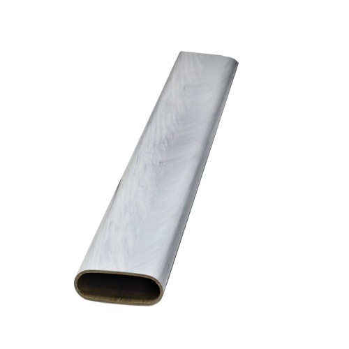 Profil PVC ławkowy - ogrodzeniowy 85x35mm / POPIEL MARMUR - próbka (5-10cm)