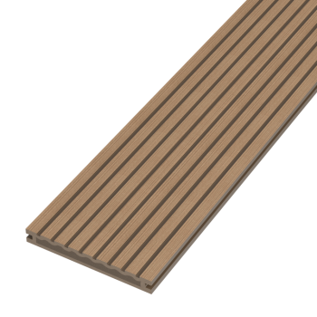 GAMRAT orzech - deska tarasowa WPC/16cm (pełna) CLASSIC - próbka (5-10cm)