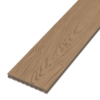 GAMRAT orzech - deska tarasowa WPC/16cm (pełna) PREMIUM - próbka (5-10cm)