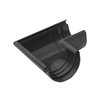 IZABELLA / GAMRAT PVC czarny - Narożnik 125mm / ZEWNĘTRZNY (kąt 90°)