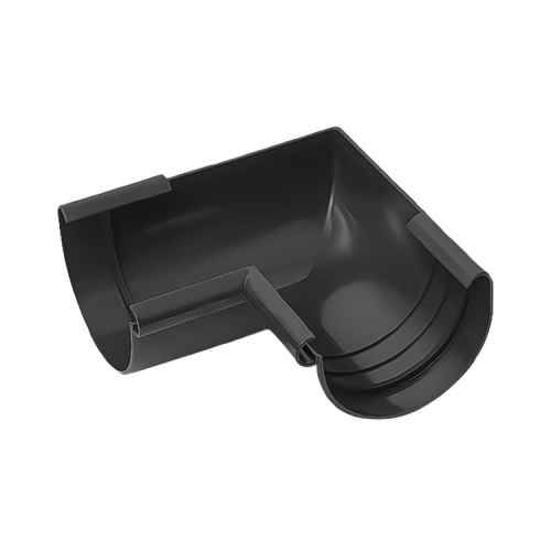 IZABELLA PVC czarny - Narożnik 125mm / WEWNĘTRZNY (kąt 90°)