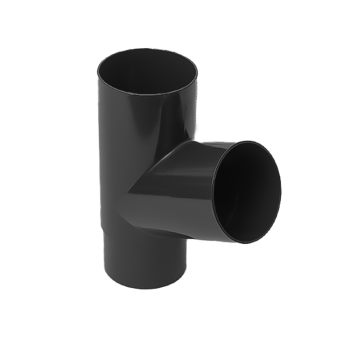 Gamrat / IZABELLA PVC czarny - Trójnik 100/100/100mm (kąt 67,5°)