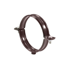 BRĄZ CIEMNY - Obejma rury 100mm METALOWA