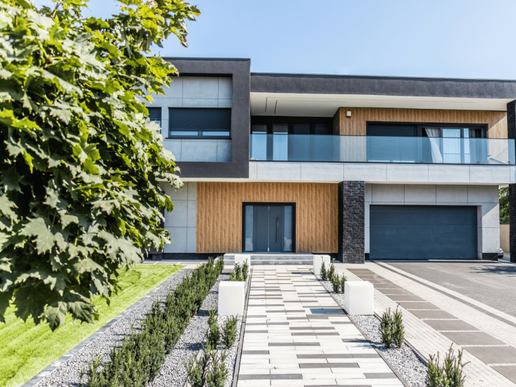 VOX KERRAFRONT malt oak - Deska elewacyjna FS-304 - realizacja