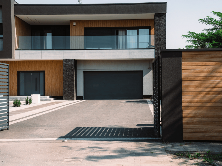 VOX KERRAFRONT malt oak - Deska elewacyjna FS-304 - realizacja