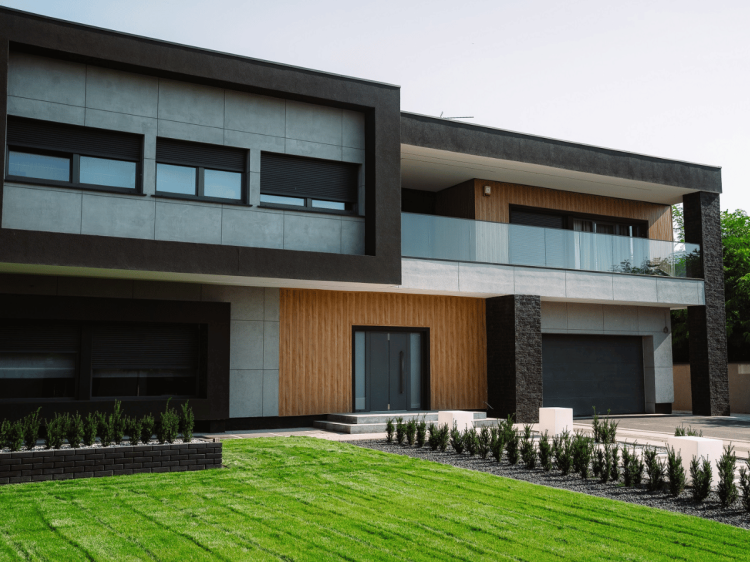 VOX KERRAFRONT malt oak - Deska elewacyjna FS-304 - realizacja