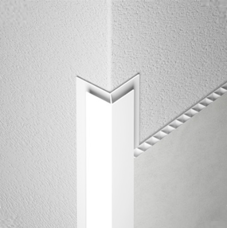 AS popiel marmur - Narożnik ZEWNĘTRZNY (90°) PVC / 3m - ZASTOSOWANIE