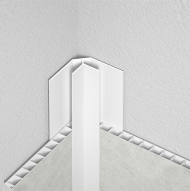 AS popiel marmur - Narożnik WEWNĘTRZNY (90°) PVC / 3m - ZASTOSOWANIE
